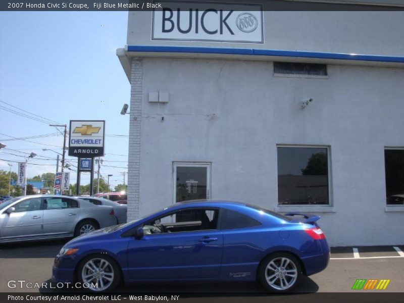 Fiji Blue Metallic / Black 2007 Honda Civic Si Coupe