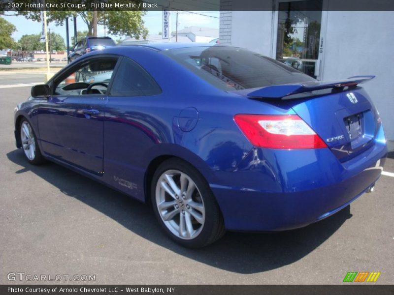 Fiji Blue Metallic / Black 2007 Honda Civic Si Coupe