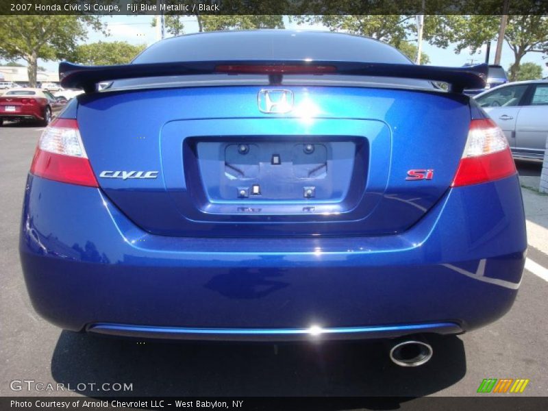 Fiji Blue Metallic / Black 2007 Honda Civic Si Coupe