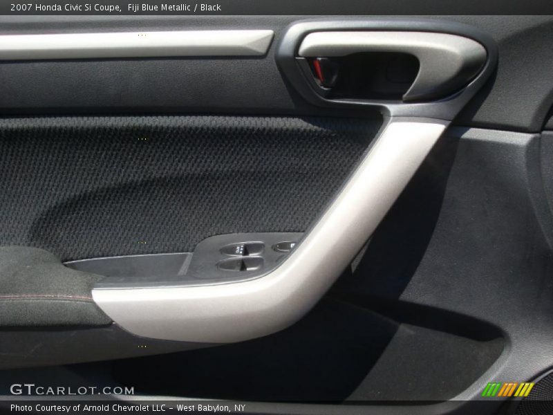 Fiji Blue Metallic / Black 2007 Honda Civic Si Coupe