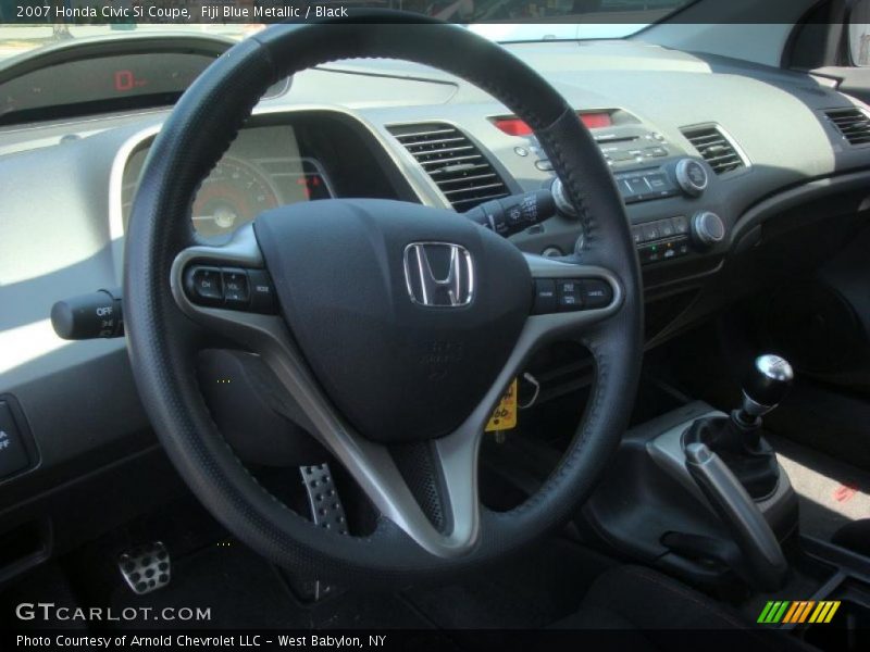 Fiji Blue Metallic / Black 2007 Honda Civic Si Coupe