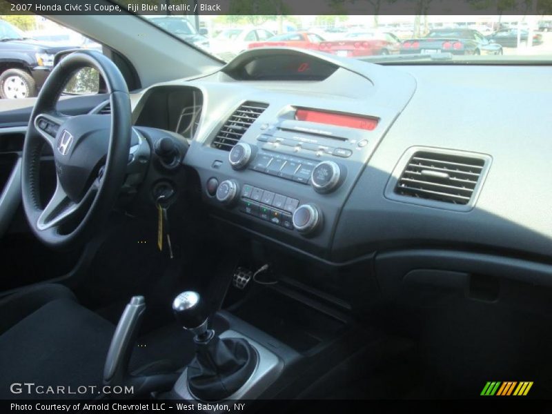 Fiji Blue Metallic / Black 2007 Honda Civic Si Coupe