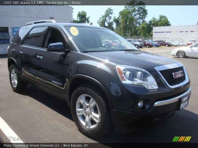Carbon Metallic / Ebony 2007 GMC Acadia SLE AWD