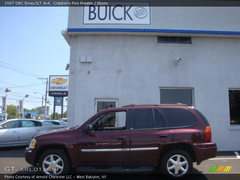 Cranberry Red Metallic / Ebony 2007 GMC Envoy SLT 4x4