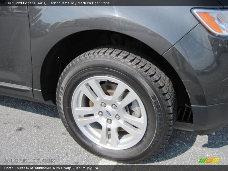 Carbon Metallic / Medium Light Stone 2007 Ford Edge SE AWD