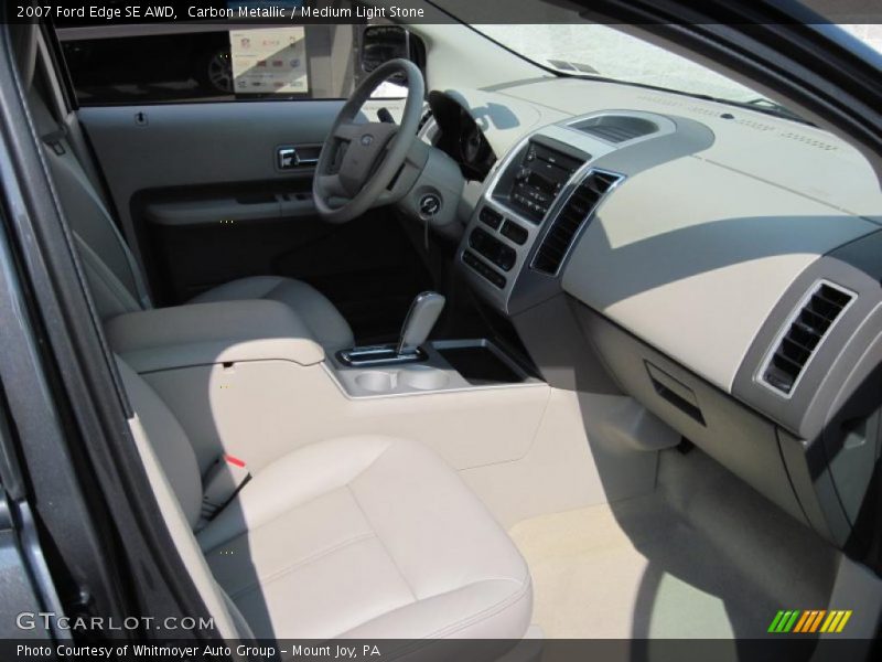 Carbon Metallic / Medium Light Stone 2007 Ford Edge SE AWD