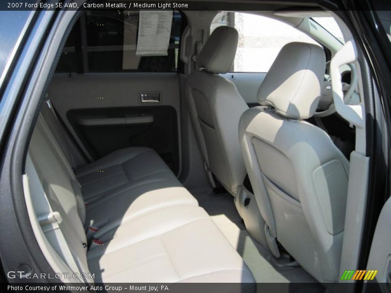 Carbon Metallic / Medium Light Stone 2007 Ford Edge SE AWD