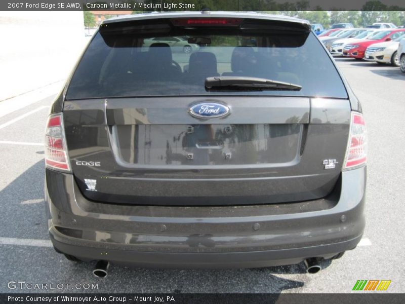 Carbon Metallic / Medium Light Stone 2007 Ford Edge SE AWD