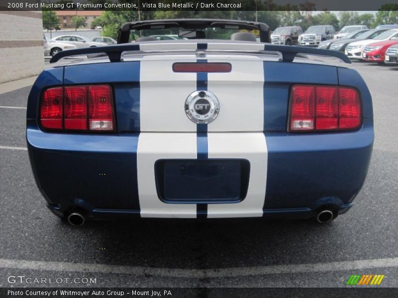 Vista Blue Metallic / Dark Charcoal 2008 Ford Mustang GT Premium Convertible