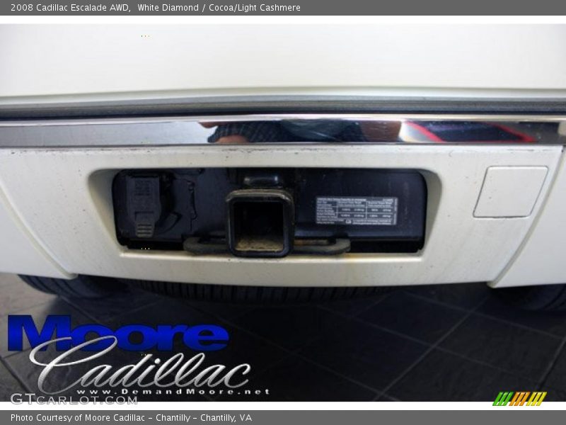 White Diamond / Cocoa/Light Cashmere 2008 Cadillac Escalade AWD