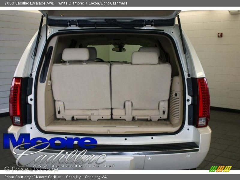 White Diamond / Cocoa/Light Cashmere 2008 Cadillac Escalade AWD