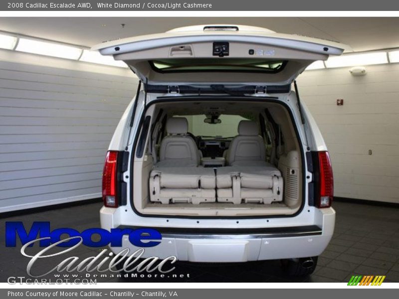 White Diamond / Cocoa/Light Cashmere 2008 Cadillac Escalade AWD