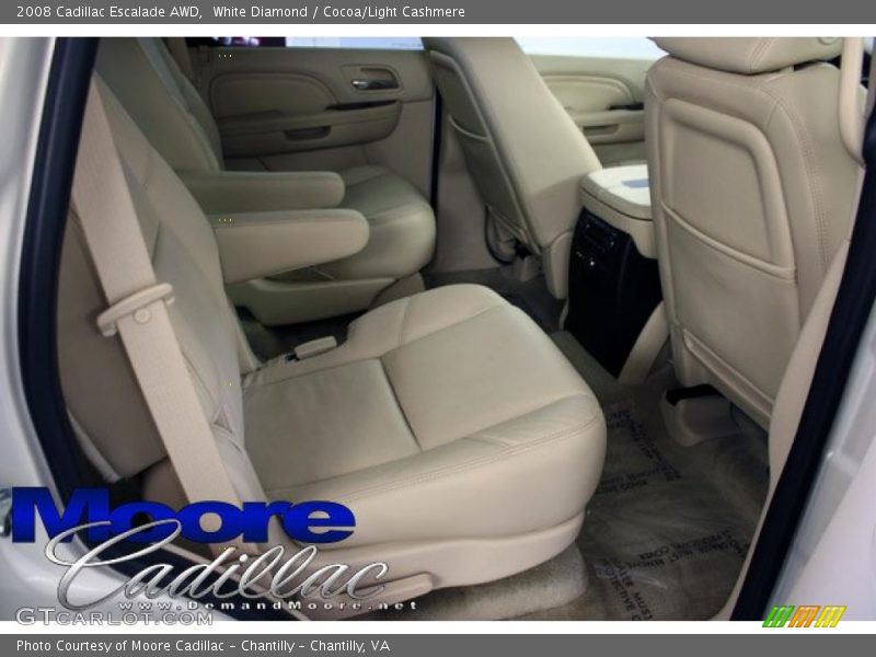 White Diamond / Cocoa/Light Cashmere 2008 Cadillac Escalade AWD