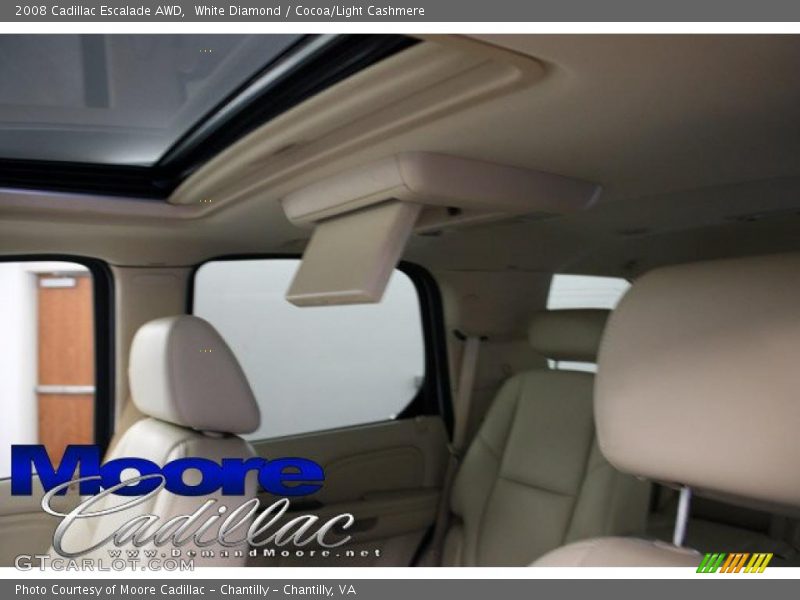 White Diamond / Cocoa/Light Cashmere 2008 Cadillac Escalade AWD
