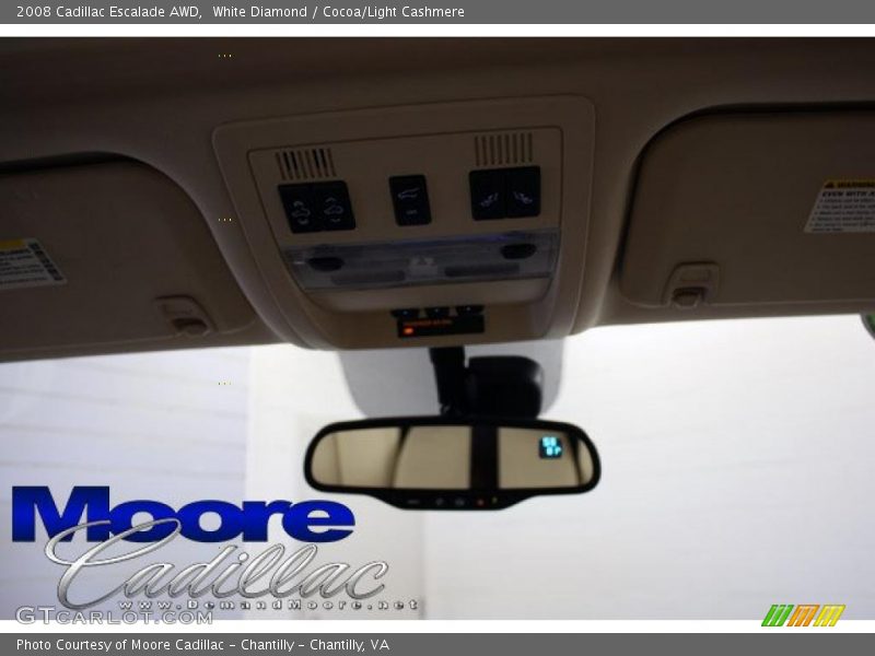White Diamond / Cocoa/Light Cashmere 2008 Cadillac Escalade AWD