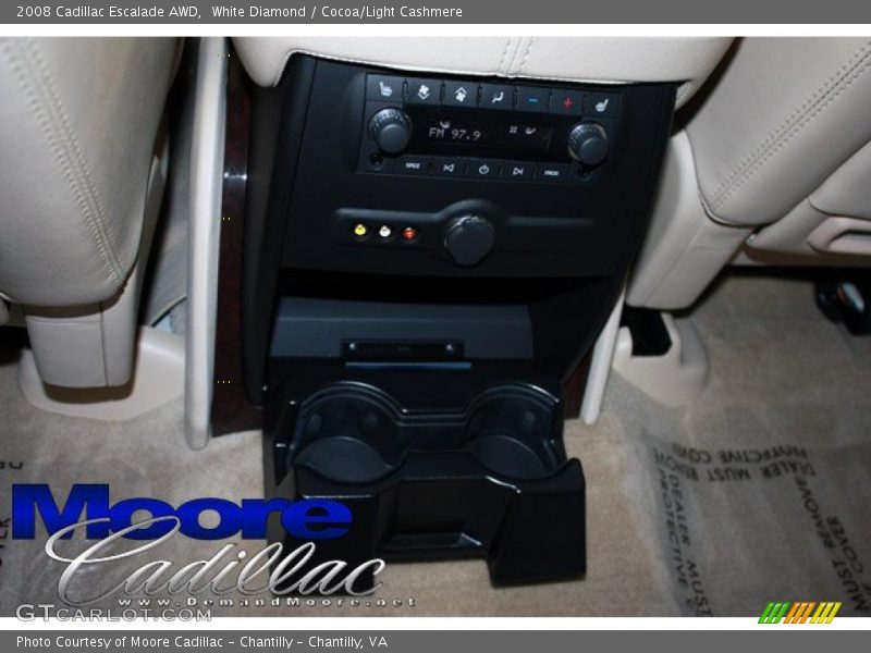 White Diamond / Cocoa/Light Cashmere 2008 Cadillac Escalade AWD