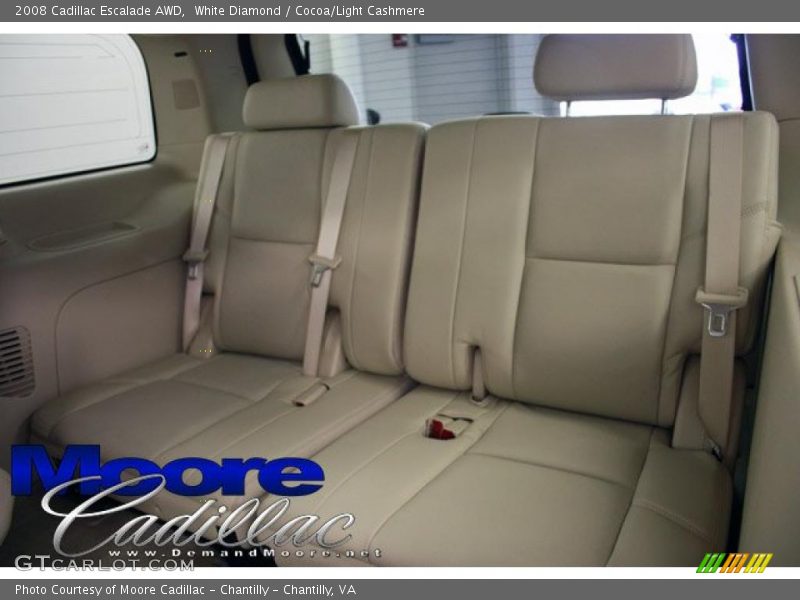 White Diamond / Cocoa/Light Cashmere 2008 Cadillac Escalade AWD