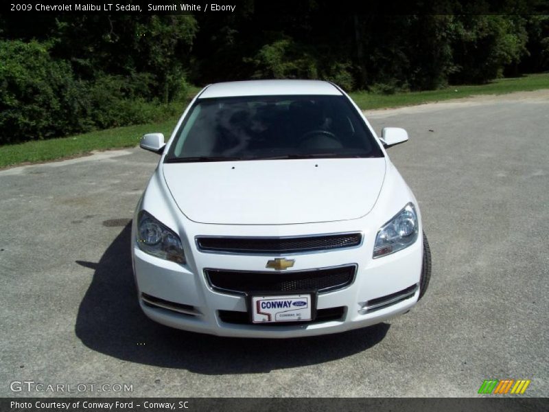 Summit White / Ebony 2009 Chevrolet Malibu LT Sedan