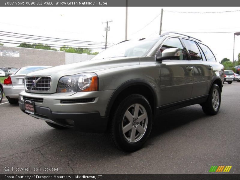 Willow Green Metallic / Taupe 2007 Volvo XC90 3.2 AWD