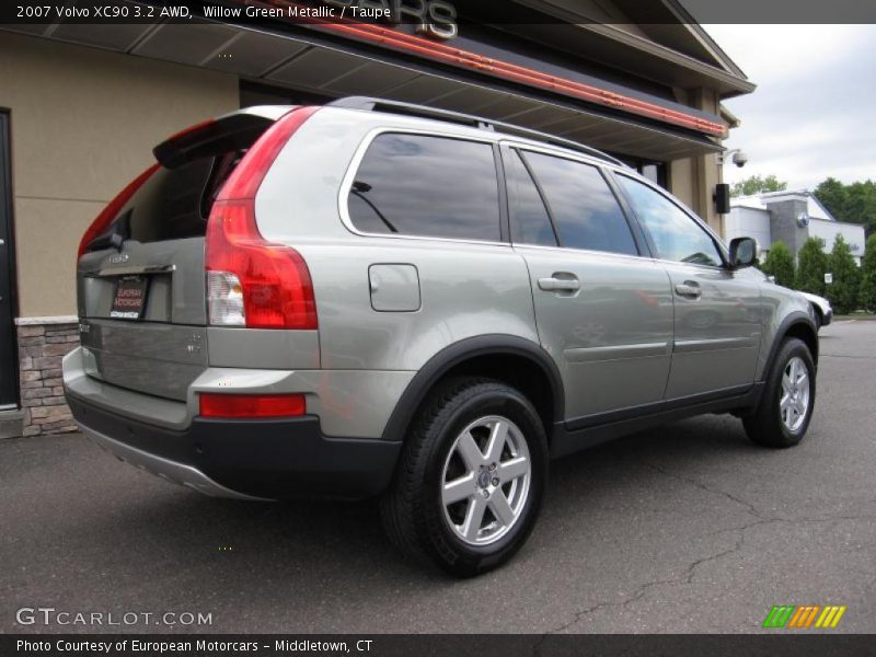 Willow Green Metallic / Taupe 2007 Volvo XC90 3.2 AWD
