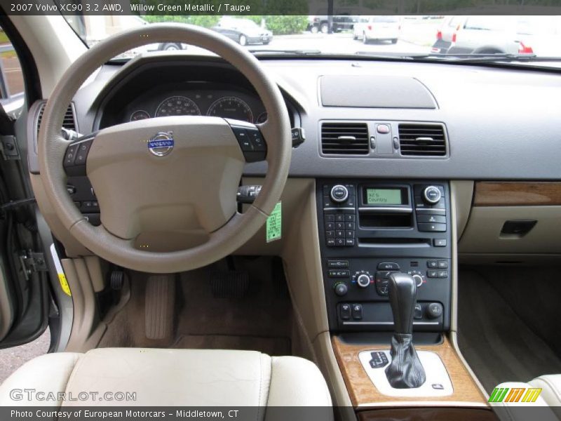 Willow Green Metallic / Taupe 2007 Volvo XC90 3.2 AWD