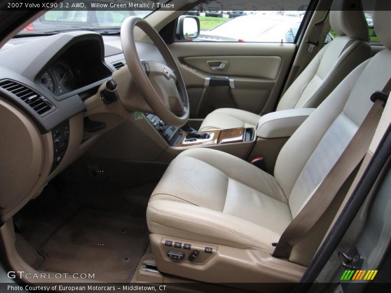 Willow Green Metallic / Taupe 2007 Volvo XC90 3.2 AWD