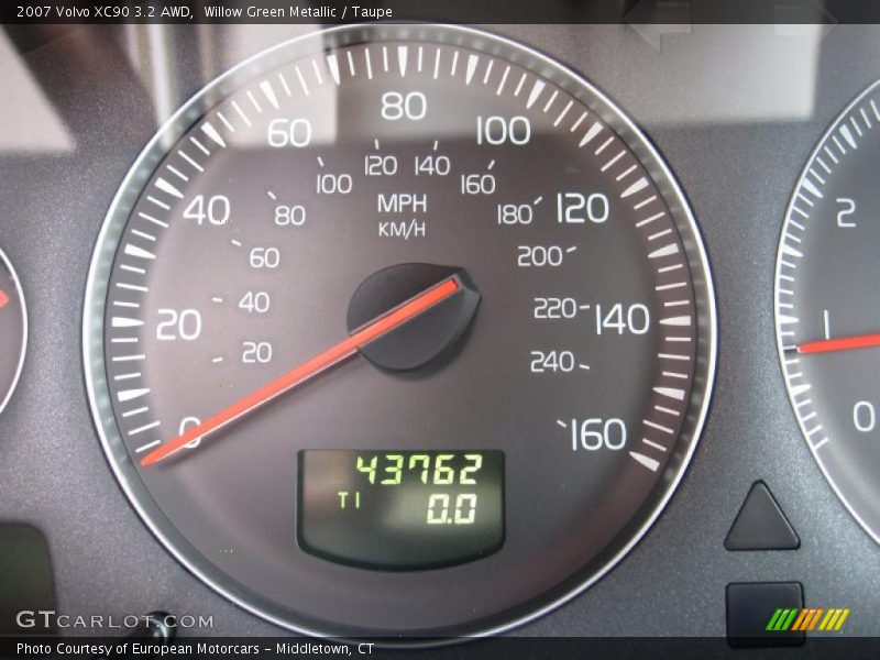 Willow Green Metallic / Taupe 2007 Volvo XC90 3.2 AWD