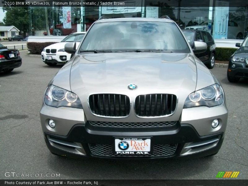 Platinum Bronze Metallic / Saddle Brown 2010 BMW X5 xDrive30i