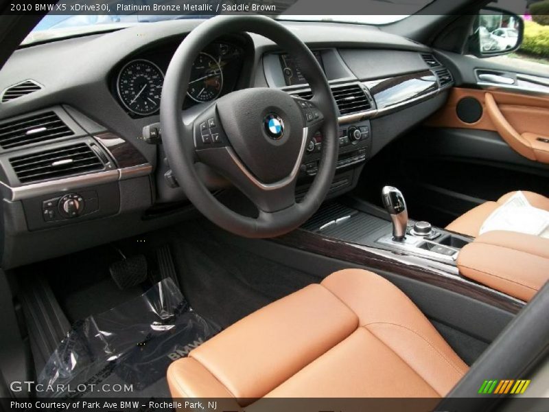 Platinum Bronze Metallic / Saddle Brown 2010 BMW X5 xDrive30i