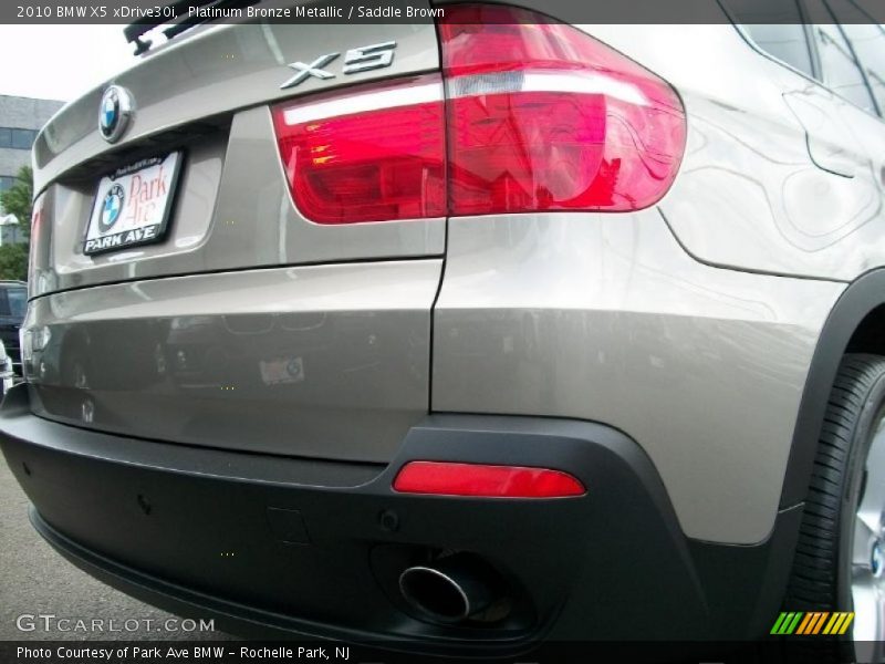Platinum Bronze Metallic / Saddle Brown 2010 BMW X5 xDrive30i