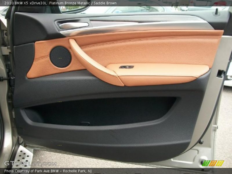 Platinum Bronze Metallic / Saddle Brown 2010 BMW X5 xDrive30i