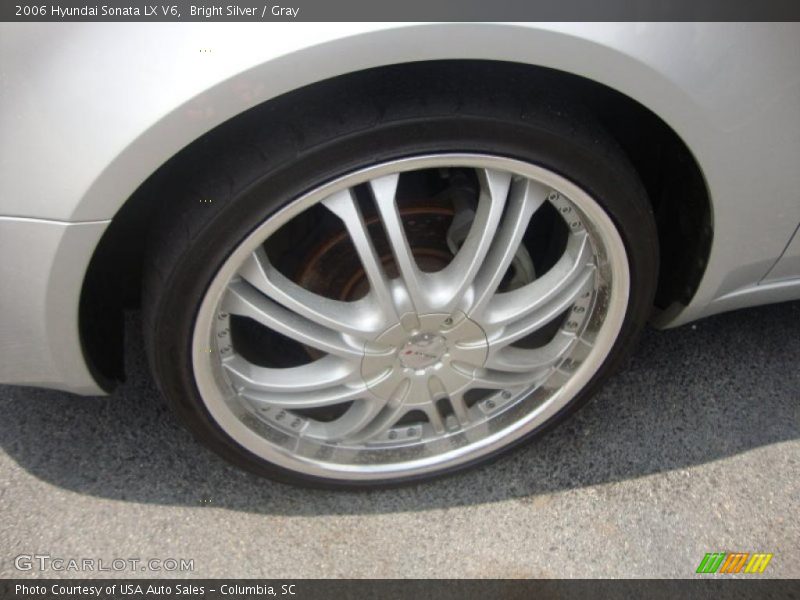 Bright Silver / Gray 2006 Hyundai Sonata LX V6