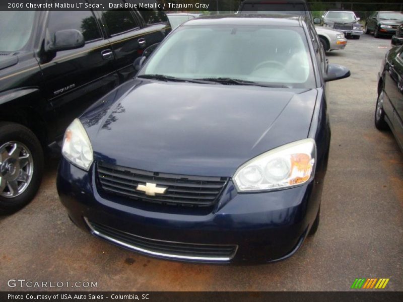 Dark Blue Metallic / Titanium Gray 2006 Chevrolet Malibu LT Sedan