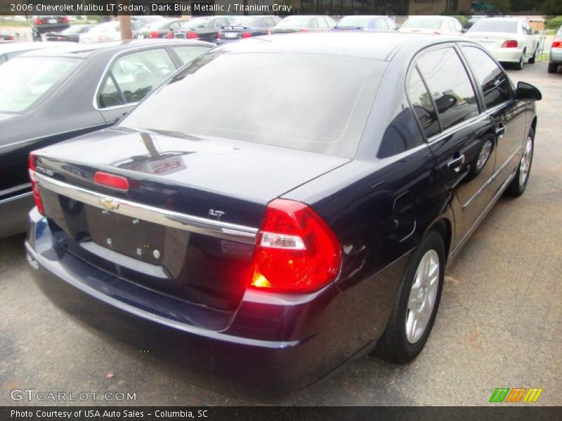 Dark Blue Metallic / Titanium Gray 2006 Chevrolet Malibu LT Sedan