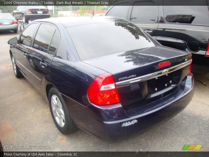 Dark Blue Metallic / Titanium Gray 2006 Chevrolet Malibu LT Sedan