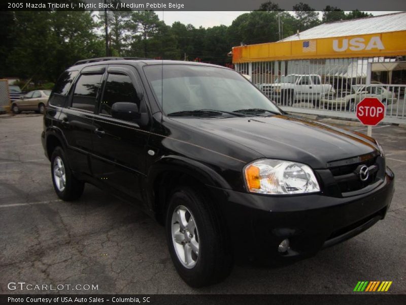 Mystic Black / Medium Pebble Beige 2005 Mazda Tribute i