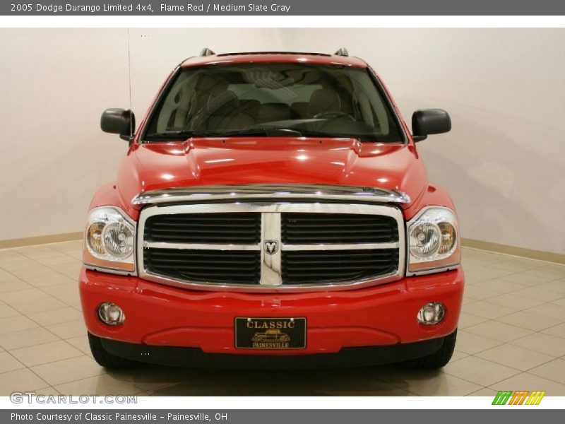 Flame Red / Medium Slate Gray 2005 Dodge Durango Limited 4x4
