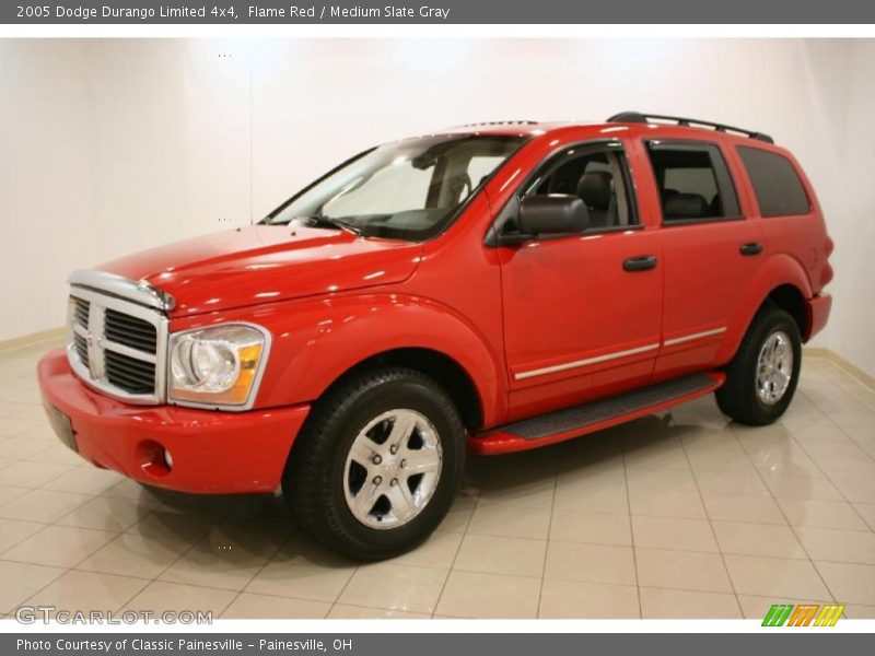 Flame Red / Medium Slate Gray 2005 Dodge Durango Limited 4x4
