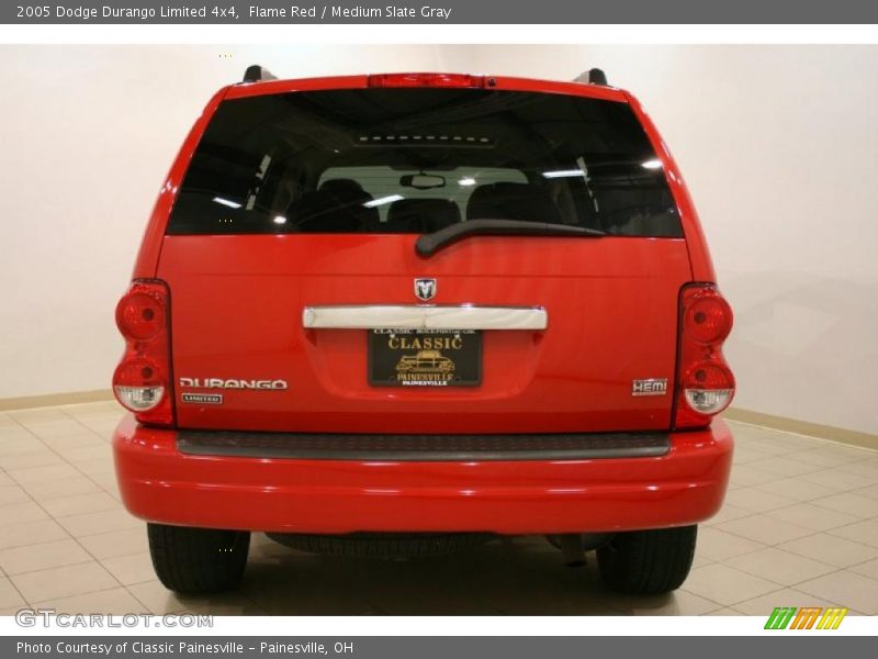 Flame Red / Medium Slate Gray 2005 Dodge Durango Limited 4x4
