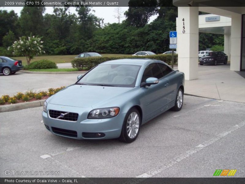 Celestial Blue Metallic / Quartz 2009 Volvo C70 T5 Convertible