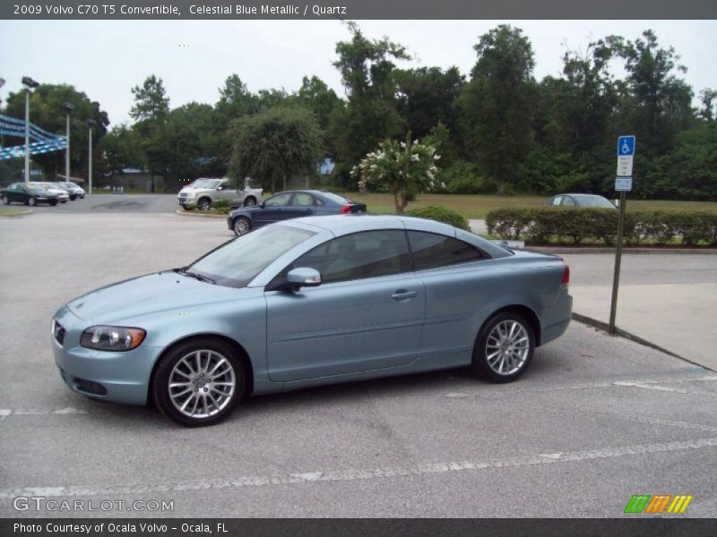 Celestial Blue Metallic / Quartz 2009 Volvo C70 T5 Convertible