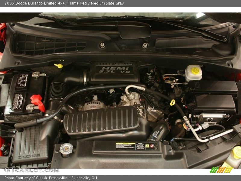 Flame Red / Medium Slate Gray 2005 Dodge Durango Limited 4x4