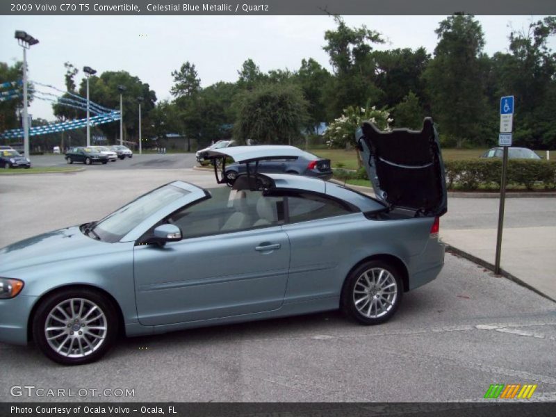 Celestial Blue Metallic / Quartz 2009 Volvo C70 T5 Convertible