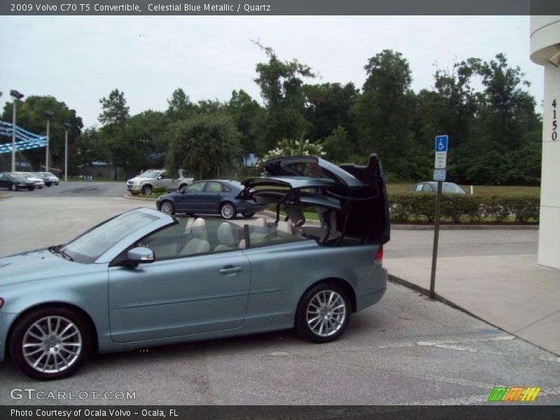 Celestial Blue Metallic / Quartz 2009 Volvo C70 T5 Convertible