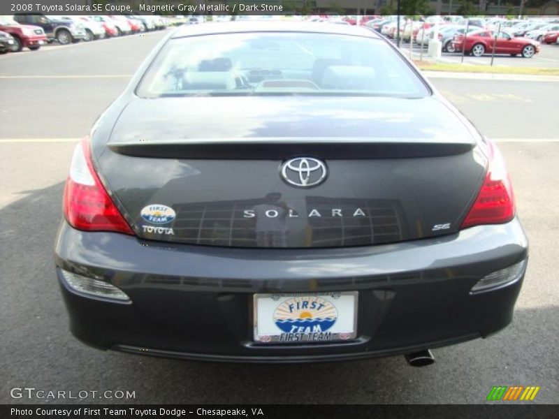Magnetic Gray Metallic / Dark Stone 2008 Toyota Solara SE Coupe