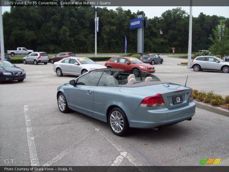 Celestial Blue Metallic / Quartz 2009 Volvo C70 T5 Convertible