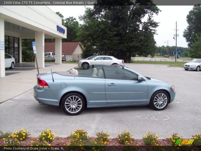 Celestial Blue Metallic / Quartz 2009 Volvo C70 T5 Convertible