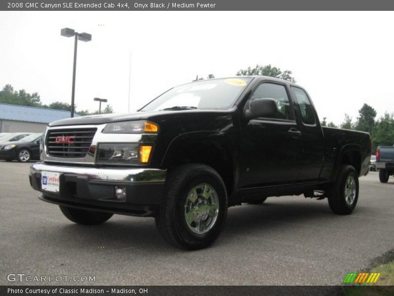 Onyx Black / Medium Pewter 2008 GMC Canyon SLE Extended Cab 4x4