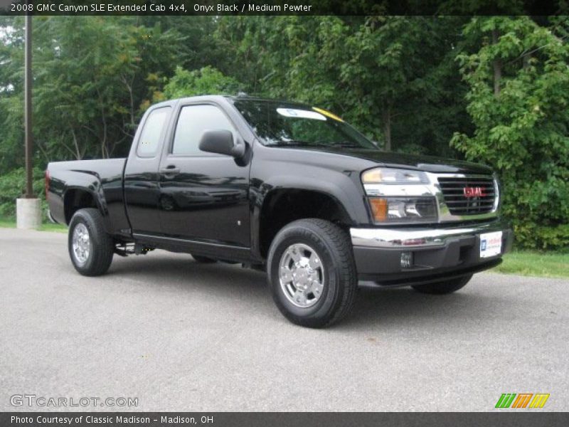 Onyx Black / Medium Pewter 2008 GMC Canyon SLE Extended Cab 4x4