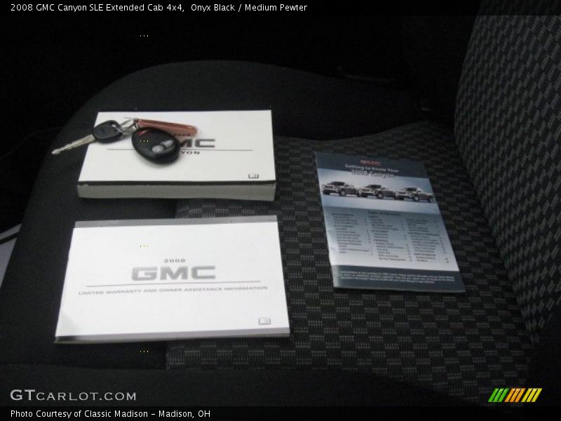 Onyx Black / Medium Pewter 2008 GMC Canyon SLE Extended Cab 4x4
